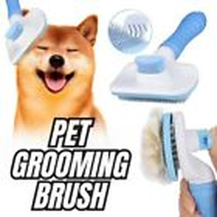 Self Cleaning Slicker Brush Dog Cat Pet Grooming Brush Shedding Brush Comb Rake